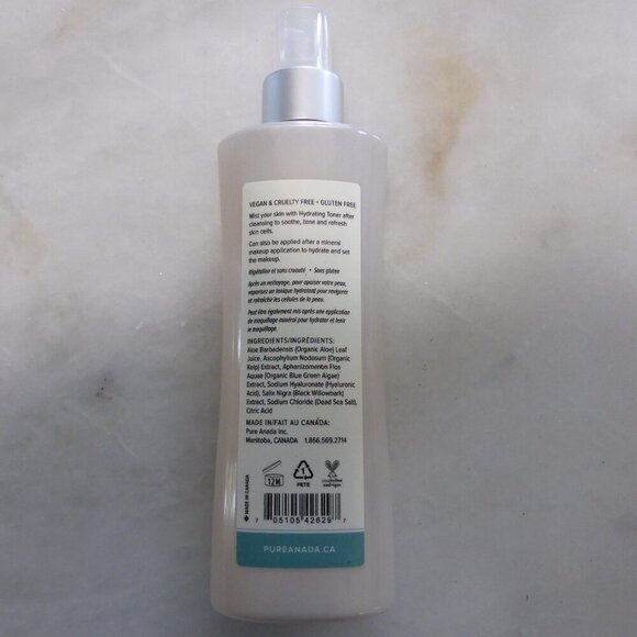 New! Pure Anada Marine Mineral Toner, Spray Mist, Hydrating Vegan All Skin Types - Picture 2 of 8
